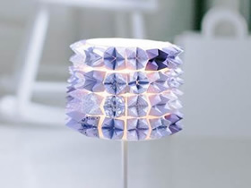怎么折纸精美创意灯罩的折法图解教程