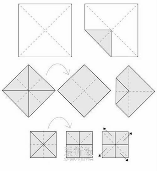 怎么折纸精美创意灯罩的折法图解教程- www.aizhezhi.com
