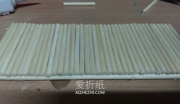 怎么用一次性筷子做带抽屉创意笔筒的制作方法- www.aizhezhi.com