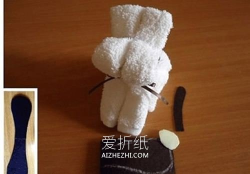 怎么用毛巾做狗狗布偶的折叠方法图解- www.aizhezhi.com