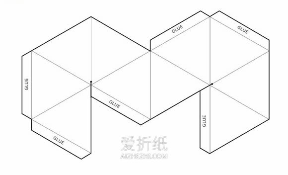 怎么手工折纸陀螺的折法带打印图纸- www.aizhezhi.com