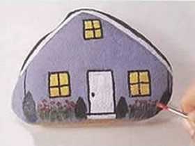 有趣石头画！可爱小房子的画法基础教程