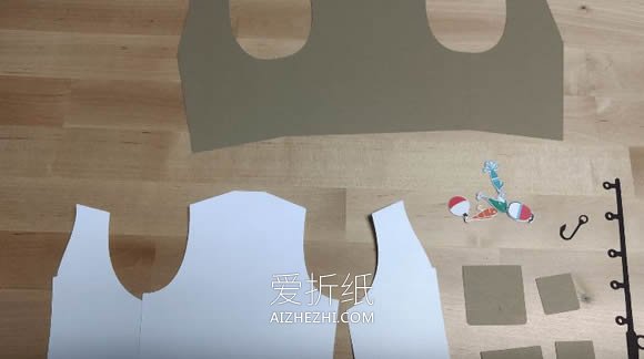 给爸爸的创意卡片！渔夫背心贺卡的制作方法 - www.aizhezhi.com