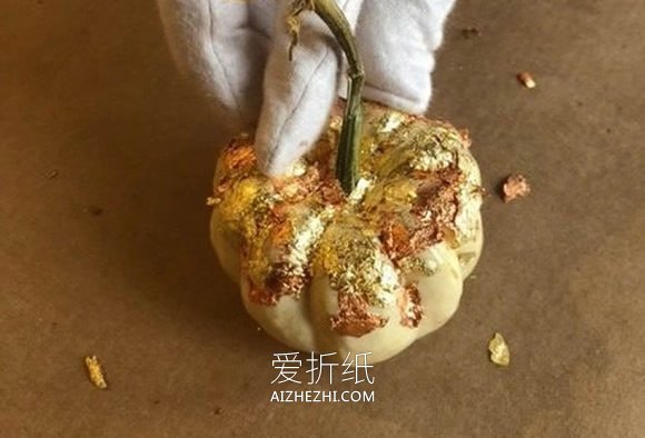 怎么做金色南瓜的制作方法 秋季最美装饰品！- www.aizhezhi.com