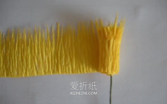 怎么用皱纹纸做铁线莲的手工制作方法图解- www.aizhezhi.com