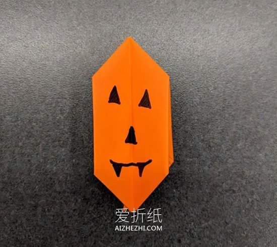 怎么折纸制作幽灵和南瓜灯装饰的制作方法- www.aizhezhi.com