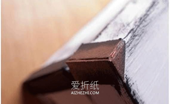 怎么用鞋盒做复古风收纳箱的制作方法- www.aizhezhi.com