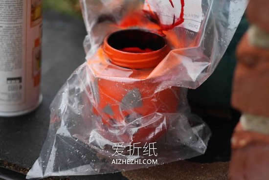 怎么用玻璃罐做万圣节南瓜灯的制作方法- www.aizhezhi.com