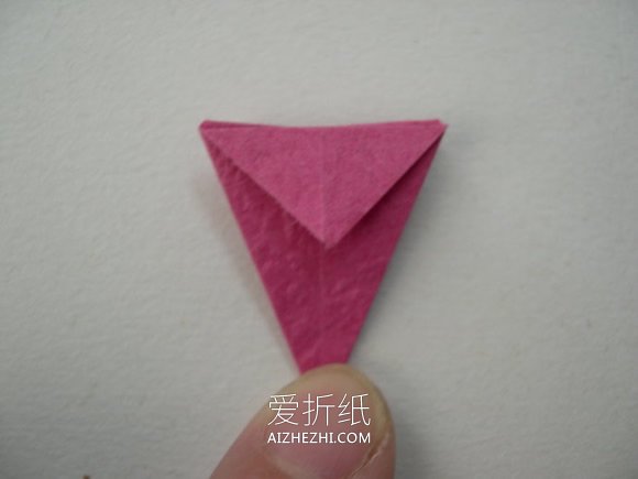 怎么折纸制作牵牛花贴画的方法图解- www.aizhezhi.com