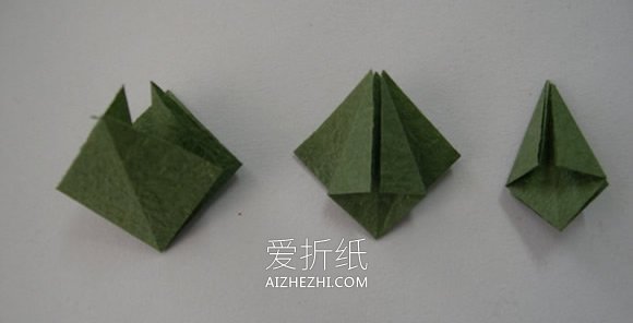 怎么折纸制作牵牛花贴画的方法图解- www.aizhezhi.com