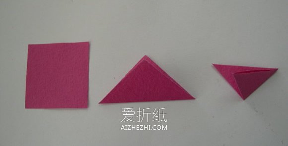 怎么折纸制作牵牛花贴画的方法图解- www.aizhezhi.com