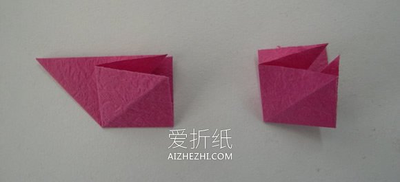 怎么折纸制作牵牛花贴画的方法图解- www.aizhezhi.com