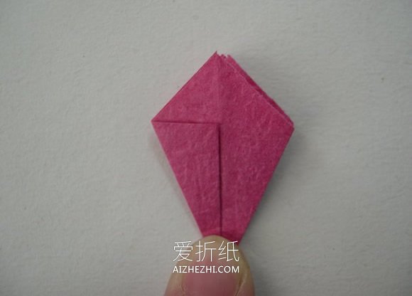 怎么折纸制作牵牛花贴画的方法图解- www.aizhezhi.com