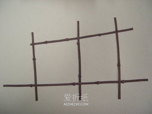 怎么折纸制作牵牛花贴画的方法图解- www.aizhezhi.com