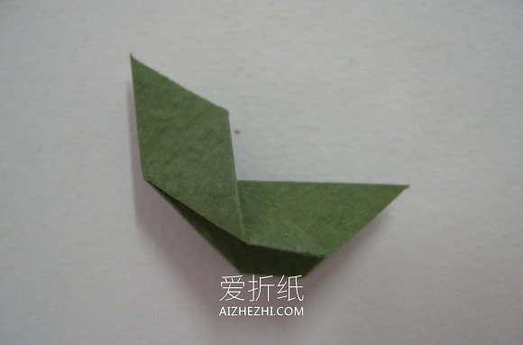 怎么折纸制作牵牛花贴画的方法图解- www.aizhezhi.com