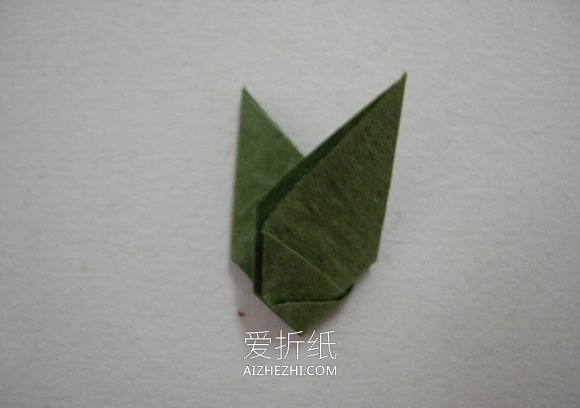 怎么折纸制作牵牛花贴画的方法图解- www.aizhezhi.com