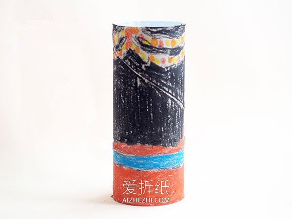 怎么用手绘做卷纸芯少数民族人偶的制作方法- www.aizhezhi.com