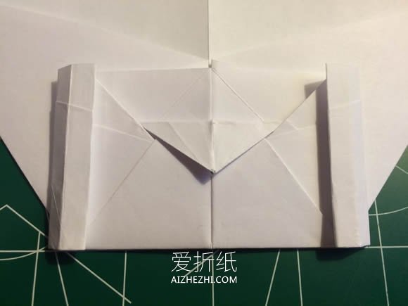 喷气飞机的折法图解- www.aizhezhi.com