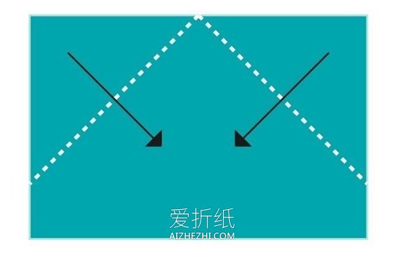 怎么用明信片折纸八角星星的折法图解- www.aizhezhi.com