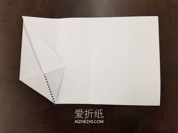 能飞回来的纸飞机折法图解- www.aizhezhi.com