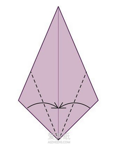 怎么折纸美丽星花的折法图解教程- www.aizhezhi.com