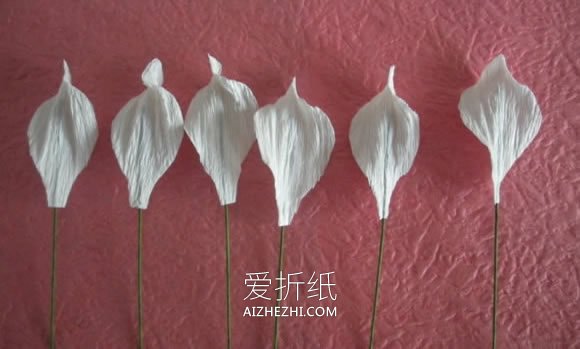 怎么用皱纹纸做水仙花的制作方法图解- www.aizhezhi.com