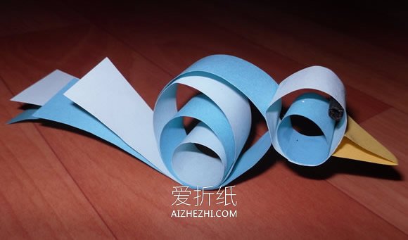 怎么用卡纸做立体小鸟的制作方法图解- www.aizhezhi.com