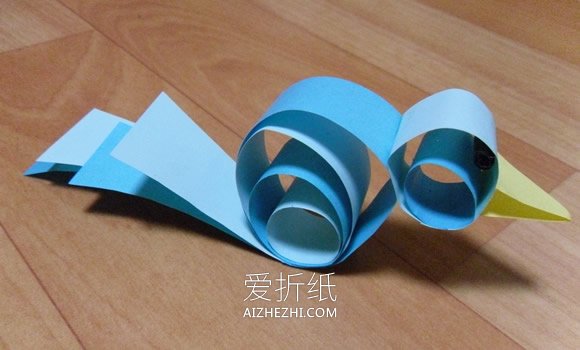 怎么用卡纸做立体小鸟的制作方法图解- www.aizhezhi.com