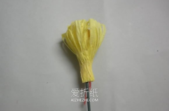 怎么用皱纹纸做牡丹花的制作方法步骤图- www.aizhezhi.com