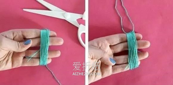 怎么用毛线做穗子的制作方法图解- www.aizhezhi.com