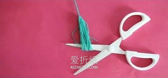 怎么用毛线做穗子的制作方法图解- www.aizhezhi.com