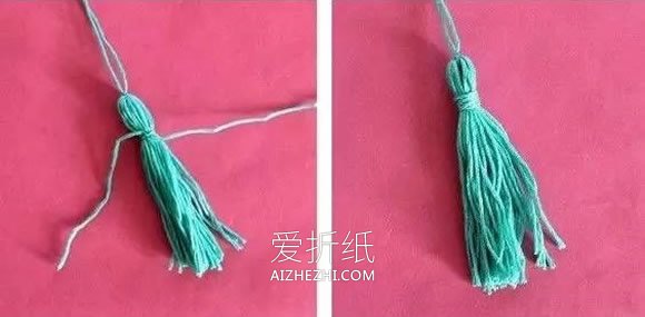 怎么用毛线做穗子的制作方法图解- www.aizhezhi.com