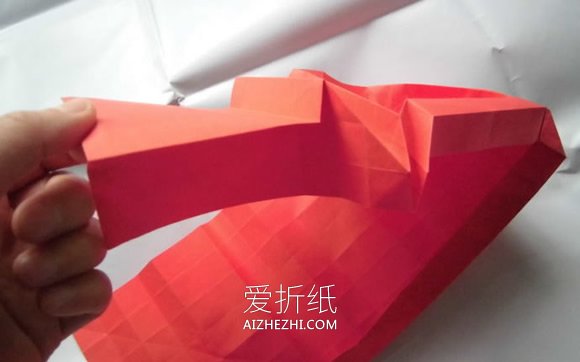 怎么手工折纸复杂钢琴的折法图解- www.aizhezhi.com