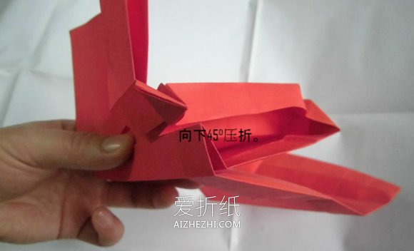 怎么手工折纸复杂钢琴的折法图解- www.aizhezhi.com