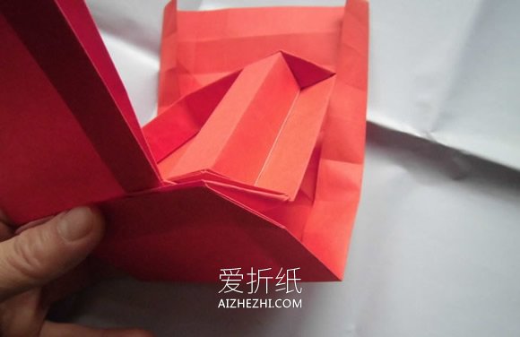 怎么手工折纸复杂钢琴的折法图解- www.aizhezhi.com