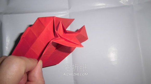 怎么手工折纸复杂钢琴的折法图解- www.aizhezhi.com