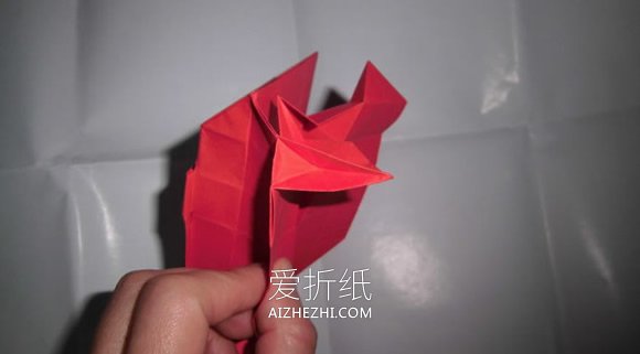 怎么手工折纸复杂钢琴的折法图解- www.aizhezhi.com