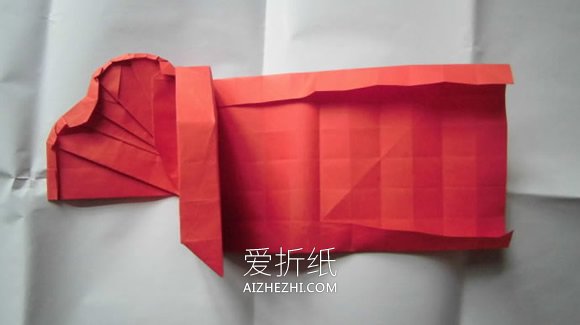 怎么手工折纸复杂钢琴的折法图解- www.aizhezhi.com