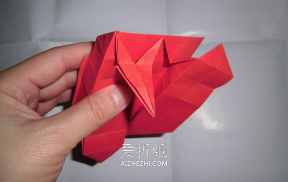 怎么手工折纸复杂钢琴的折法图解- www.aizhezhi.com