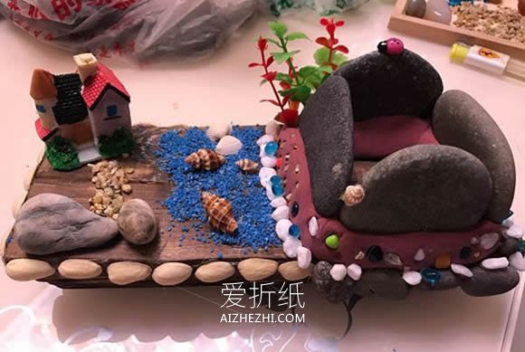 怎么做多肉植物盆景的制作方法图解- www.aizhezhi.com