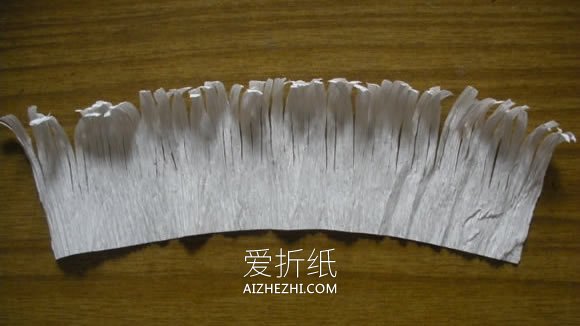 怎么用皱纹纸做孔雀草的制作方法图解- www.aizhezhi.com