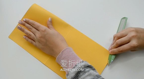 折叠感恩卡的制作方法- www.aizhezhi.com