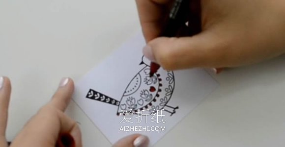 折叠感恩卡的制作方法- www.aizhezhi.com