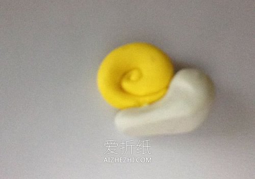 超轻粘土制作蜗牛的方法图解- www.aizhezhi.com