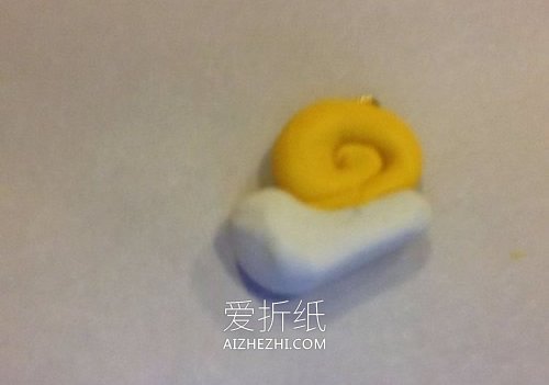 超轻粘土制作蜗牛的方法图解- www.aizhezhi.com