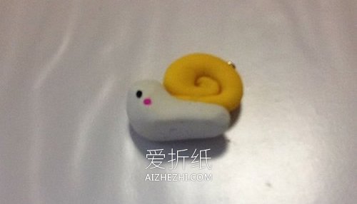 超轻粘土制作蜗牛的方法图解- www.aizhezhi.com