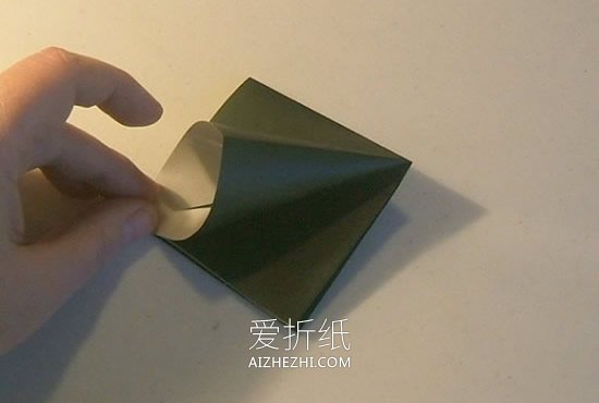 立体圣诞树的折法图解- www.aizhezhi.com