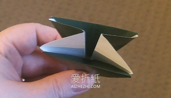 立体圣诞树的折法图解- www.aizhezhi.com