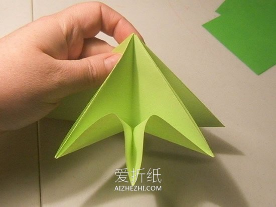 立体圣诞树的折法图解- www.aizhezhi.com