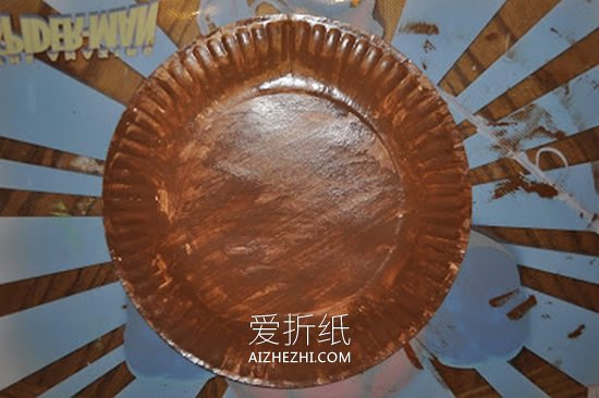 纸盘手工制作土拨鼠的方法- www.aizhezhi.com